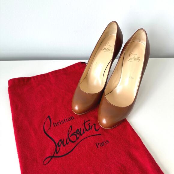 Christian Louboutin Nappa Leather Almond Toe 100mm Heels Pumps 36.5 - Picture 2 of 16